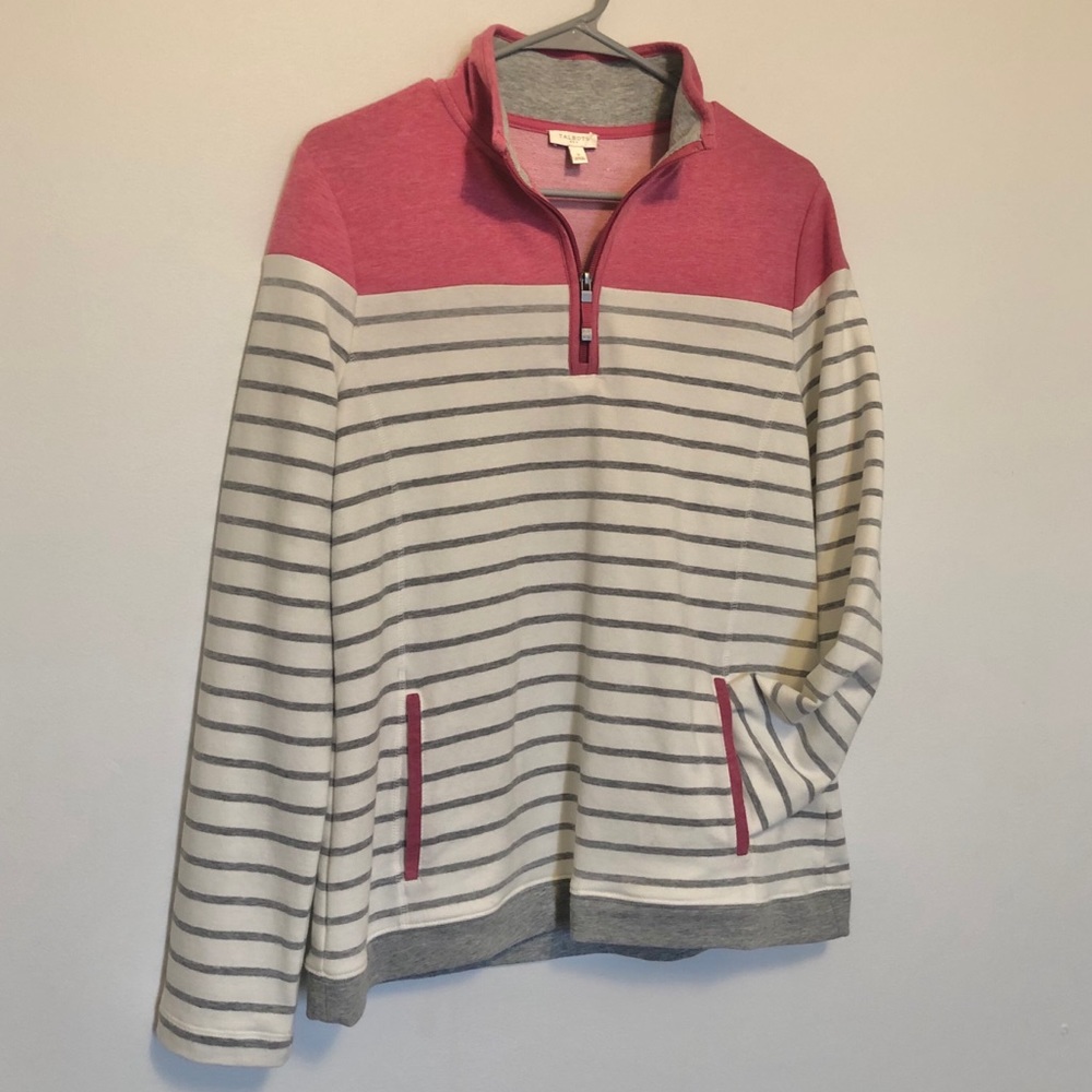 Talbots 1/4 Zip Pullover Sweatshirt Women’s Small